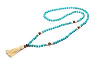 Halskette Antracite Mala Tibetani 108 Grani in Halbedelsteine MT08 GANGE - MT08 GANGE